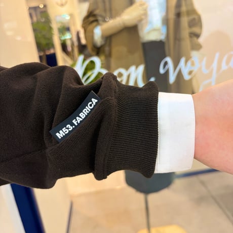 M53. ツイストドローコードロングTシャツ -オフホワイト