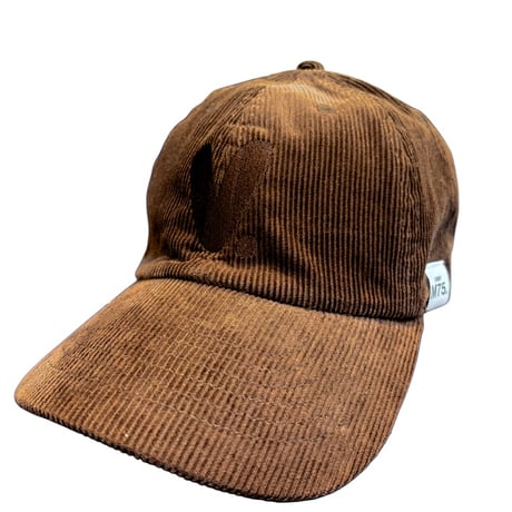 VISIONERY M75. コーデュロイ刺繍ロゴキャップ ブラウン