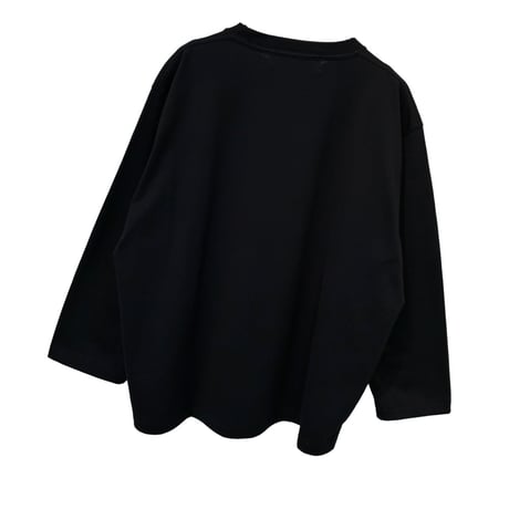THOMAS MAGPIE      グラフィックプリント ロングスリーブTシャツ       -ブラック