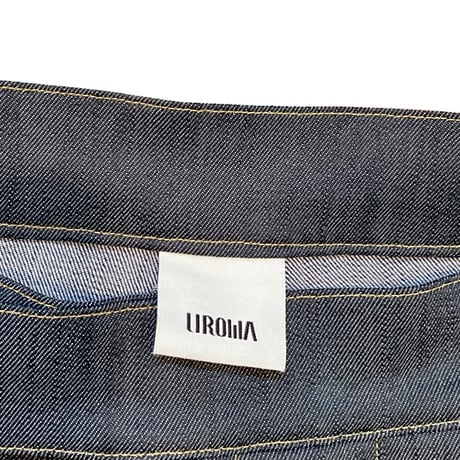 LIROMA デニムライクタックパンツ -インディゴ