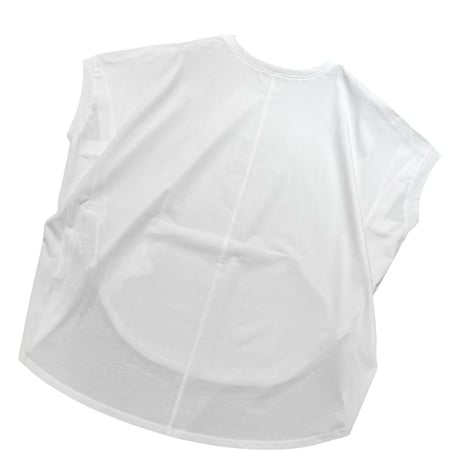 NUS フレンチスリーブロゴTシャツ - ホワイト