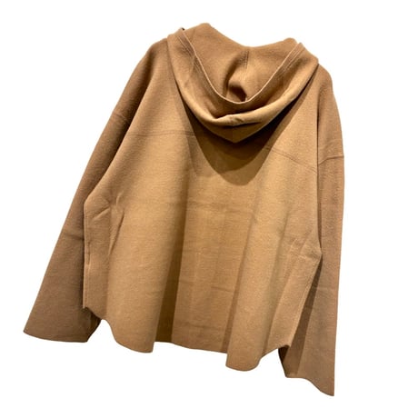 ATELIER SIX          マシュマロスムースフードジャケット    -ベージュ