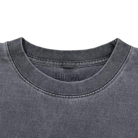 LIROMA ヴィンテージ風ロックTシャツ ブルー