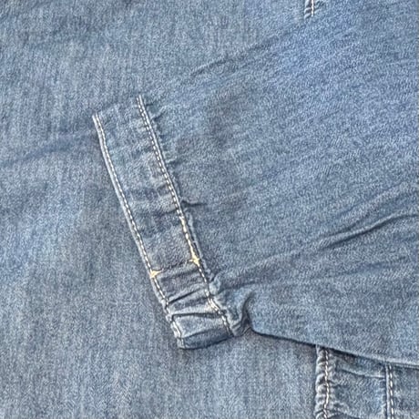vent blanc | 4.5ozDENIM フロントフリルワンピース | 【BLEACH】