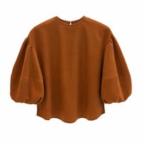 PASSIONE | バルーンスリーブプルオーバーブラウス | 【Terracotta】