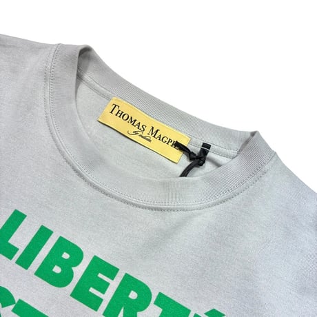 THOMAS MAGPIE      グラフィックプリント ロングスリーブTシャツ        -アイスグレー