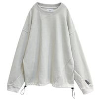 M53. ツイストドローコードロングTシャツ -オフホワイト