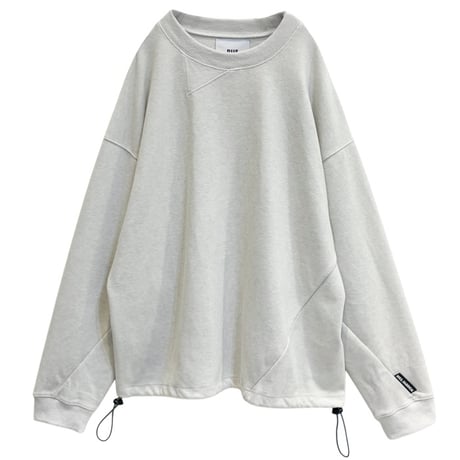 M53. ツイストドローコードロングTシャツ -オフホワイト