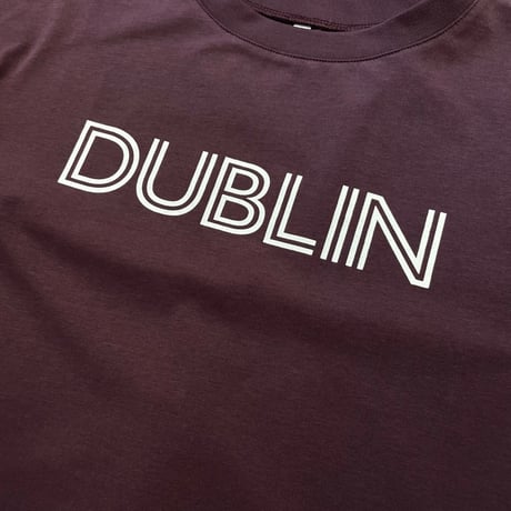 DignteCollier バックフレアプリントTシャツ-ブラウン