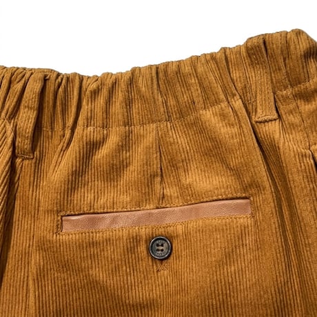 WYTE ストレッチコーデュロイタックパンツ ブラウン