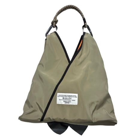 RISLEY         フリルパンチングBAG     -サンドベージュ