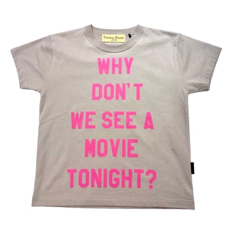 THOMAS MAGPIE     MOVIE ミニTシャツ     -グレージュ