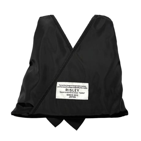 RISLEY         フリルパンチングミニBAG         -ブラック