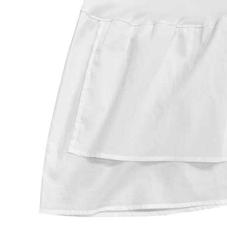 vent blanc フリルデザインプルオーバー -ホワイト