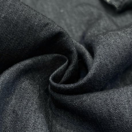 vent blanc | デニムフリルブラウス | 【INDIGO】
