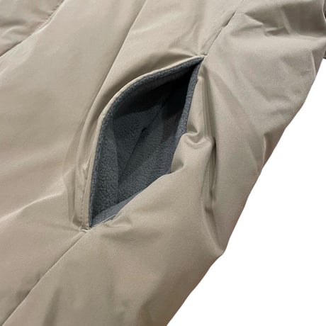 vent blanc ファイバーダウンモッズショートコート- グレー