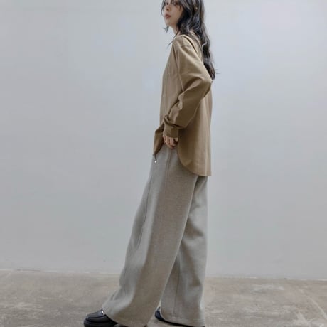 EimeeLaw   エンブロロゴジョーゼットプルオーバー -  ライトブラウン
