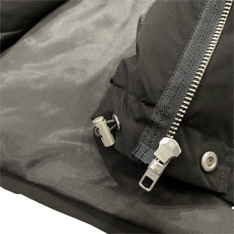 vent blanc ファイバーダウンモッズショートコート- ブラック