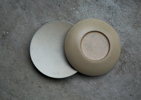 Plate 小皿　白漆
