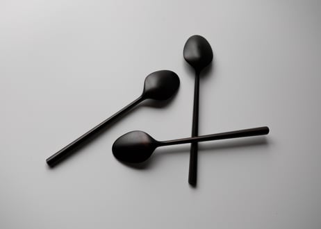 Spoon 黒拭漆 スプーン