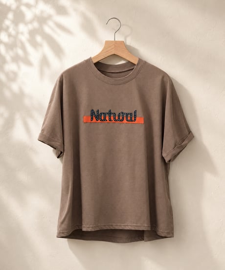 Natural ロゴ プルオーバー