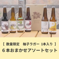 6本おまかせアソートセット（柚子ラガー 1本入り）