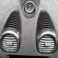 718系用カーボン　エアコンベントカバー　グロスカーボン　【右／左ハンドル共通】