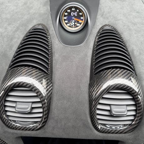 718系用カーボン　エアコンベントカバー　グロスカーボン　【右／左ハンドル共通】