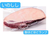 野生の猪肉　脂ほどほどモモ（ランプ）【冷凍】