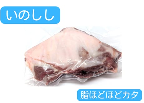 野生の猪肉　脂ほどほどカタ【冷凍】