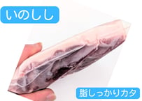 野生の猪肉　脂しっかりカタ【冷凍】