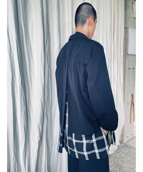 jk-91B / Black lapel jacket