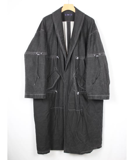 jk-93B / Black long jacket
