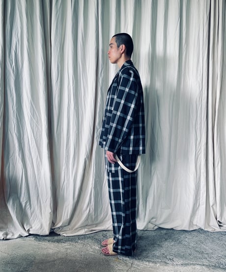 jk-91C / Check lapel jacket