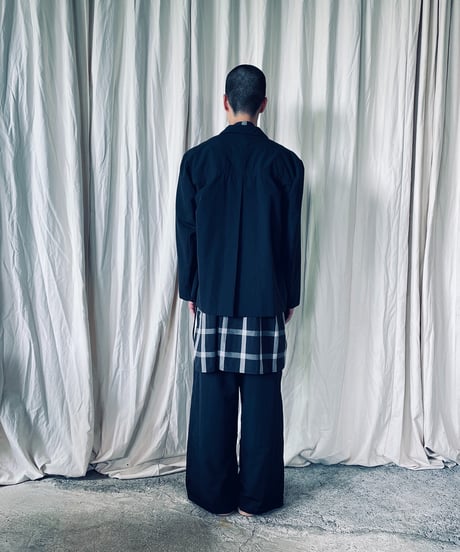 jk-91B / Black lapel jacket