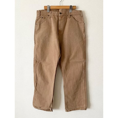 USED Dickies ダックペインターパンツ 36×30 ブラウン