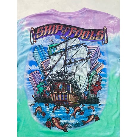 USED 2001 GRATEFUL DEAD LIQUID BLUE L/S タイダイTシャツ M