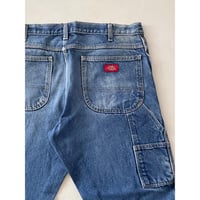USED Dickies デニムペインターパンツ 34×30 ダメージあり