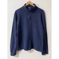 USED POLO ラルフローレン　ハーフジップスウェット　ボーイズL