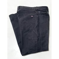 USED Dickies 黒　ダックペインターパンツ 32×30
