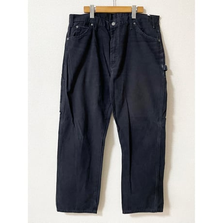 USED Dickies ブラックダックペインターパンツ 38×32