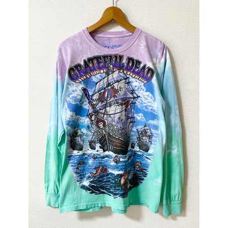 USED 2001 GRATEFUL DEAD LIQUID BLUE L/S タイダイTシャツ M
