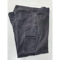 USED Dickies 黒　ペインターパンツ 38×32