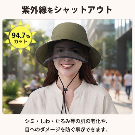 レインバイザー 日除けバイザー サンバイザー UVカット 紫外線  つば広 自転車 雨 顔が濡れない 化粧崩れ レディース 通勤 春 夏 秋 冬 川住製作所 Keia＋ RB101 CHB01