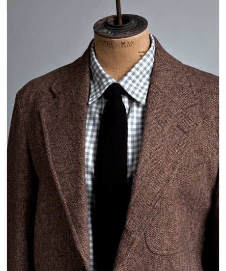 INDIVIDUALIZED SHIRTS　Cotton Viyella Color Gingham Check Regular Collar