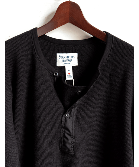 STANFIELD’S　HERITAGE HEAVY WEIGHT WOOL HENLEY