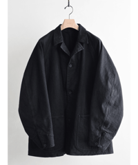 COMOLI　ブラックデニム ワークジャケット