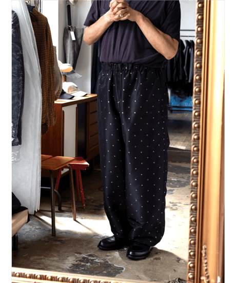 LOEFF　STAR JACQUARD TRACK PANTS