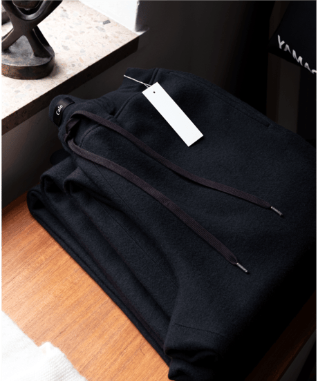 Cale　Super 120’s Air-wool Fleece Draw String Pants