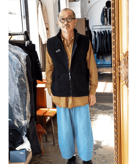 MONT VALIER　GILET BEARN BRUSHED